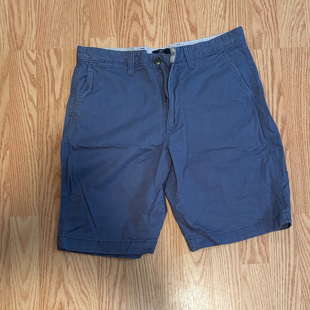 George Men's Navy Flat-Front Casual Shorts